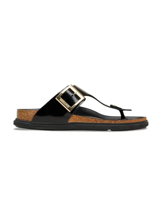 Zdjęcie produktu Birkenstock japonki skórzane Gizeh Droplet Buckle czarny