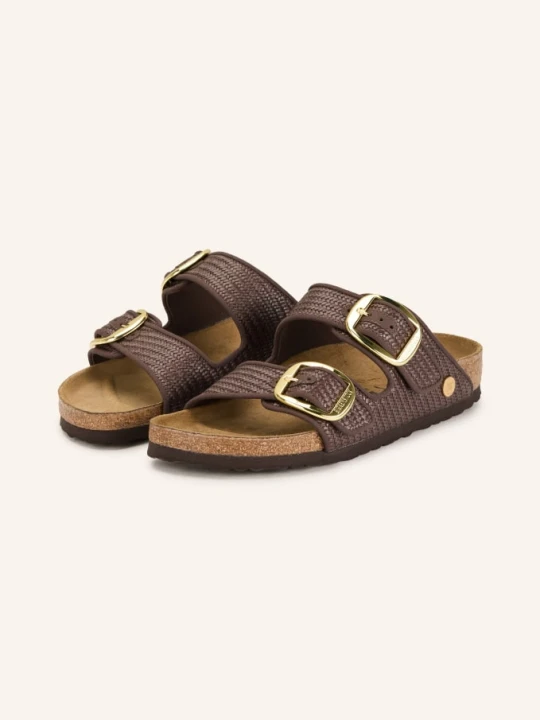 Zdjęcie produktu Birkenstock Klapki Arizona Big Buckle Raffia braun