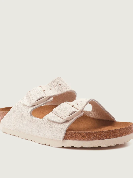 Zdjęcie produktu Birkenstock Klapki Arizona BS | narrow fit soft footbed | zamsz kremowy