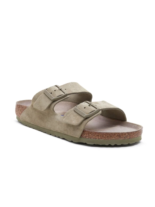 Zdjęcie produktu Birkenstock Klapki Arizona BS | zamsz | regular fit soft footbed khaki