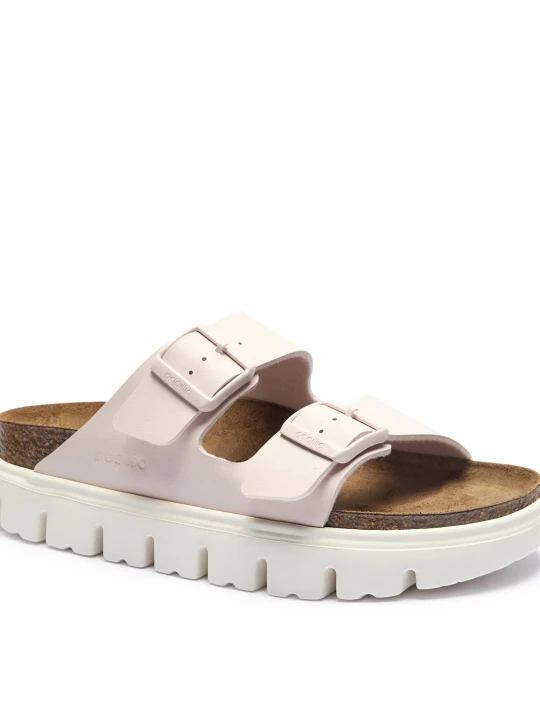 Zdjęcie produktu Birkenstock Klapki Arizona Chunky BF | Birkenstock x Papillio | narrow fit | z dodatkiem skóry pudrowy róż