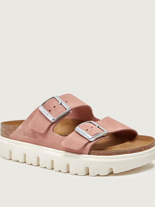 Zdjęcie produktu Birkenstock Klapki Arizona Chunky | Birkenstock x Papillio | narrow fit | zamsz różowy