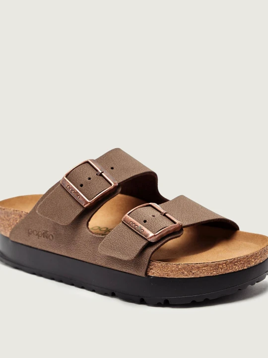 Zdjęcie produktu Birkenstock Klapki Arizona Flex Platform | Birkenstock x Papillio | narrow fit brązowy