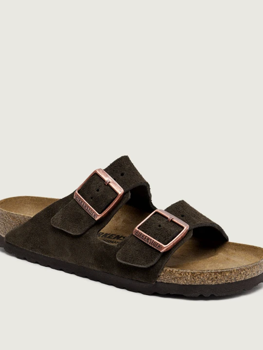 Zdjęcie produktu Birkenstock Klapki Arizona LEVE | zamsz | narrow fit brązowy