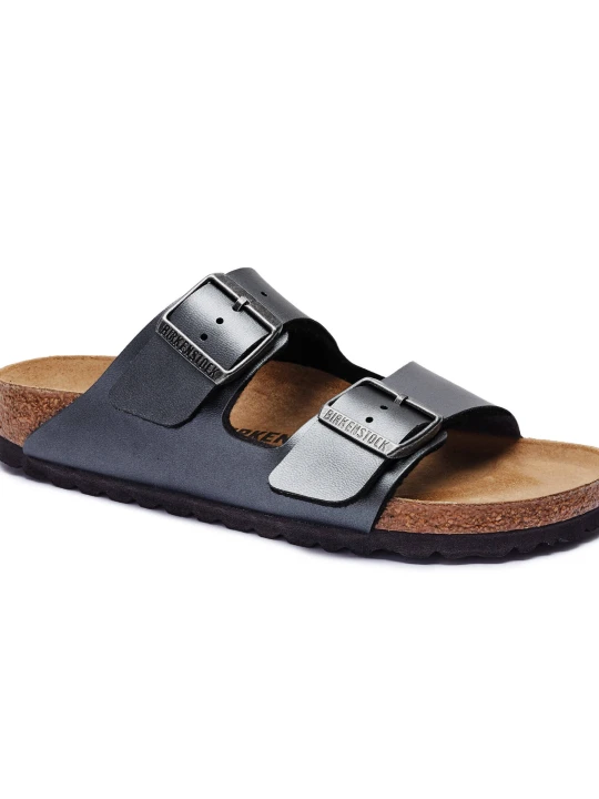 Zdjęcie produktu Birkenstock Klapki Arizona | narrow fit | z dodatkiem skóry czarny