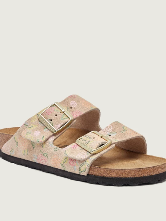 Zdjęcie produktu Birkenstock Klapki Arizona | narrow fit | zamsz beżowy