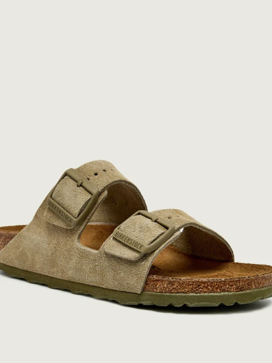 Zdjęcie produktu Birkenstock Klapki Arizona | narrow fit | zamsz zielony