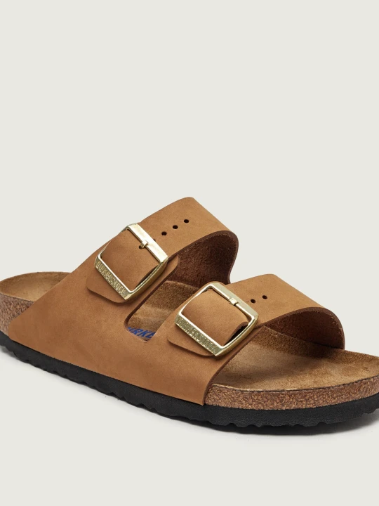 Zdjęcie produktu Birkenstock Klapki Arizona | narrow fit | zamsz brązowy