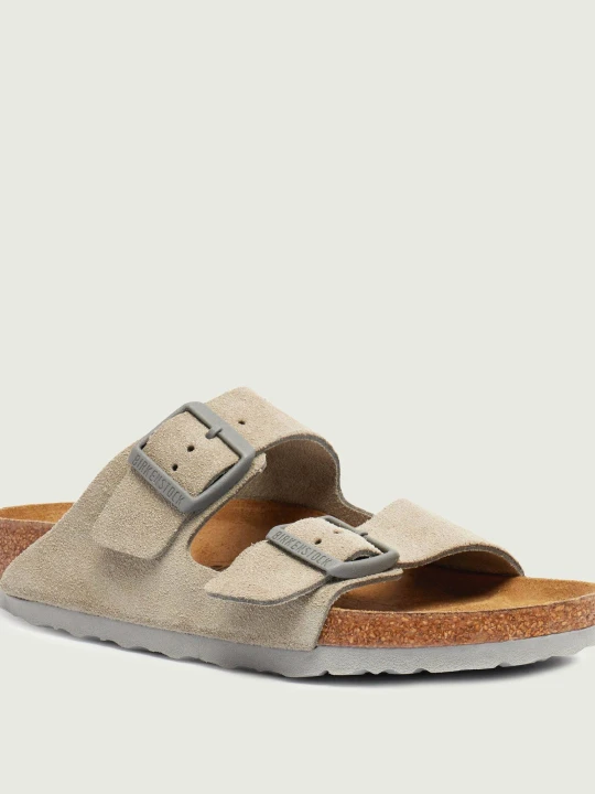 Zdjęcie produktu Birkenstock Klapki Arizona | narrow fit | zamsz beżowy