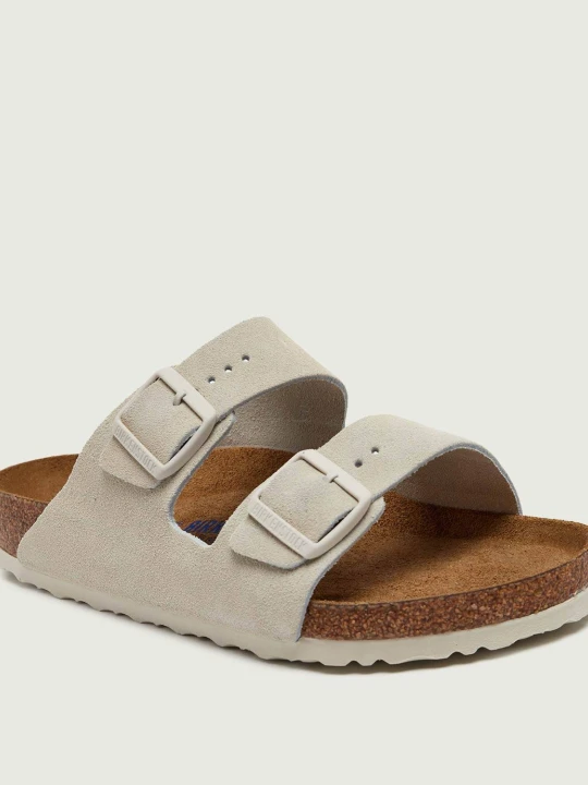 Zdjęcie produktu Birkenstock Klapki Arizona | regular fit soft footbed | zamsz ecru