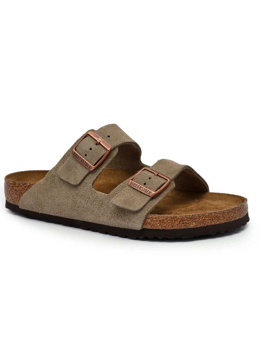 Zdjęcie produktu Birkenstock Klapki Arizona | regular fit | zamsz beżowy