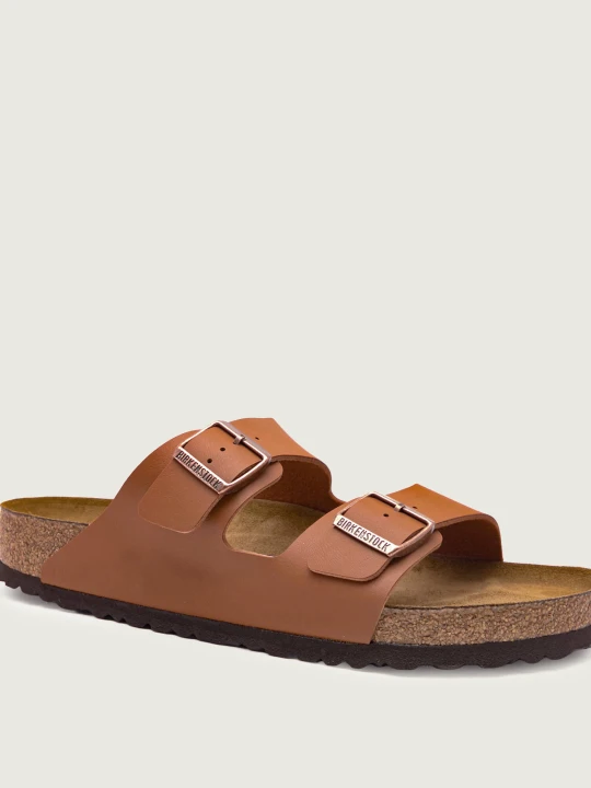 Zdjęcie produktu Birkenstock Klapki Arizona SFB BF | z dodatkiem skóry | regular fit brązowy