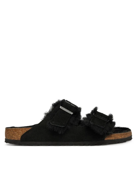 Zdjęcie produktu Birkenstock Klapki Arizona Shearling 752661 Czarny