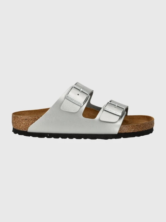 Zdjęcie produktu Birkenstock klapki Arizona srebrny