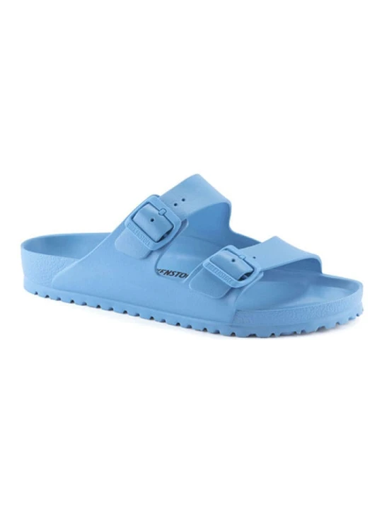 Zdjęcie produktu Birkenstock Klapki "Arizona" w kolorze błękitnym rozmiar: 45