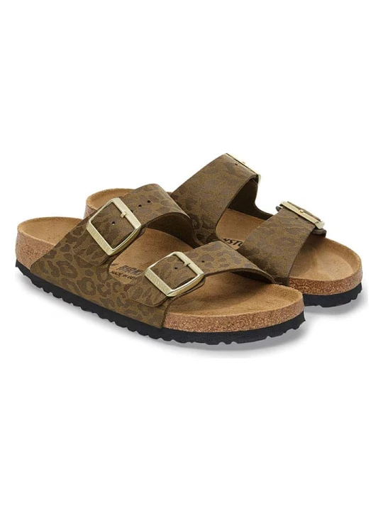 Zdjęcie produktu Birkenstock Klapki "Arizona" w kolorze khaki rozmiar: 36