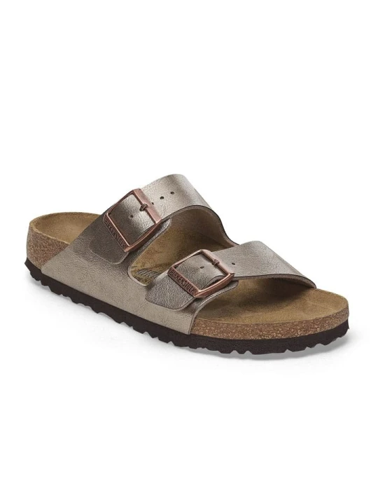 Zdjęcie produktu Birkenstock Klapki "Arizona" w kolorze szarobrązowym rozmiar: 36
