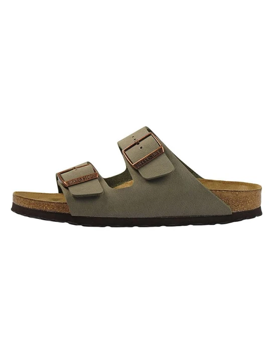 Zdjęcie produktu Birkenstock Klapki "Arizona" w kolorze szarym rozmiar: 36