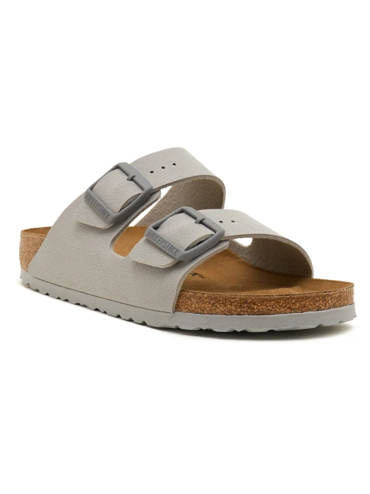 Zdjęcie produktu Birkenstock Klapki Arizona | z dodatkiem skóry | narrow fit szary
