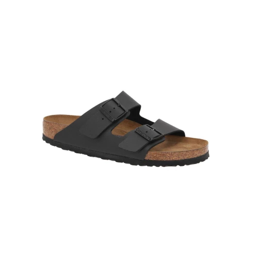 Zdjęcie produktu Birkenstock Klapki Arizona | z dodatkiem skóry | regular fit czarny