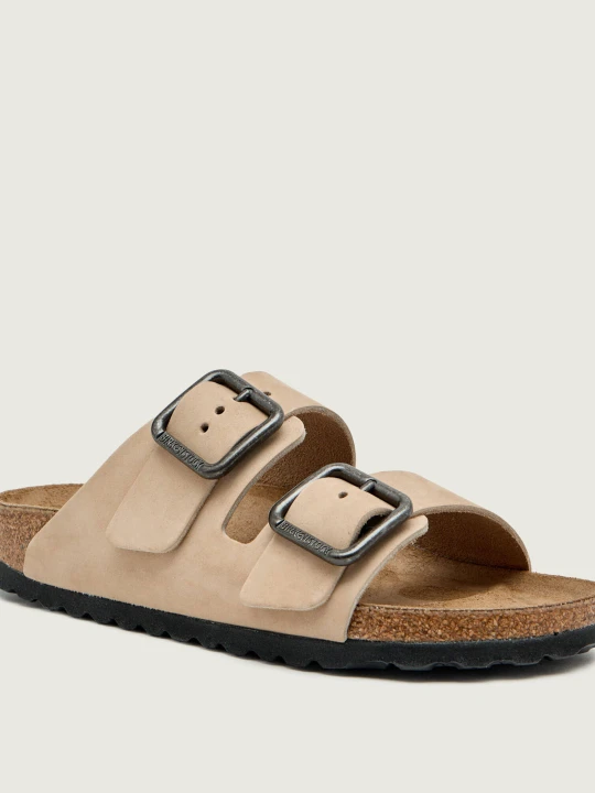 Zdjęcie produktu Birkenstock Klapki Arizona | zamsz | narrow fit beżowy