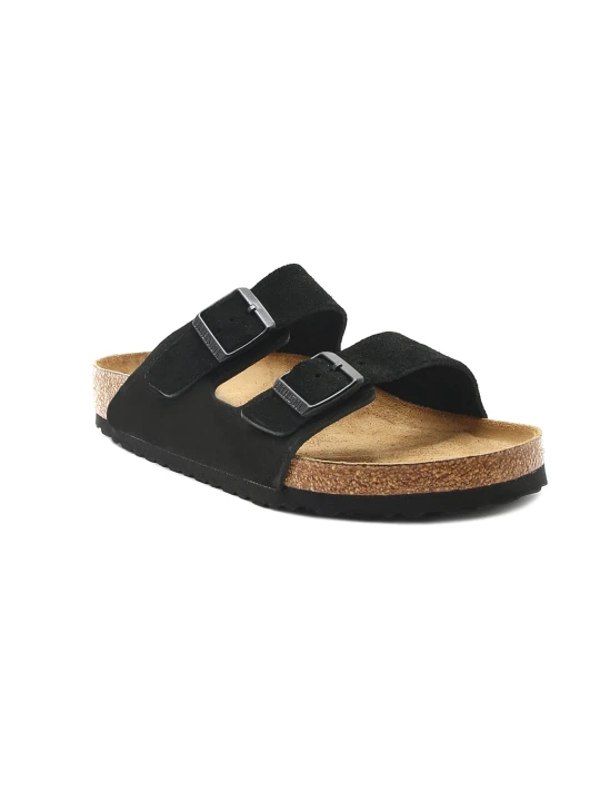 Zdjęcie produktu Birkenstock Klapki Arizona | zamsz | regular fit soft footbed czarny