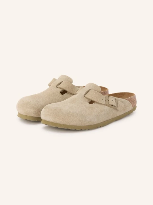 Zdjęcie produktu Birkenstock Klapki Boston beige JASNOZIELONY