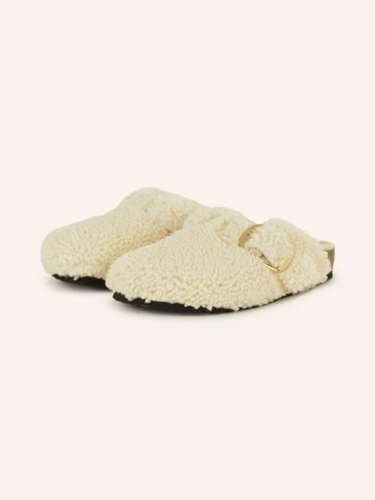 Zdjęcie produktu Birkenstock Klapki Boston Big Buckle weiss KREMOWY