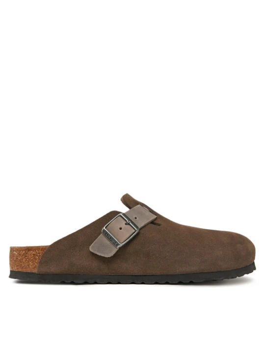Zdjęcie produktu Birkenstock Klapki Boston zamsz 1029210 Brązowy