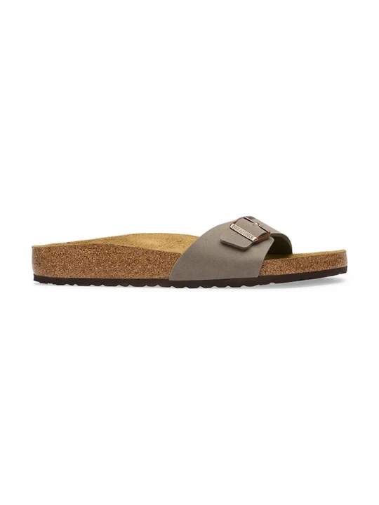 Zdjęcie produktu Birkenstock klapki damskie Madrid Birkibuc szary