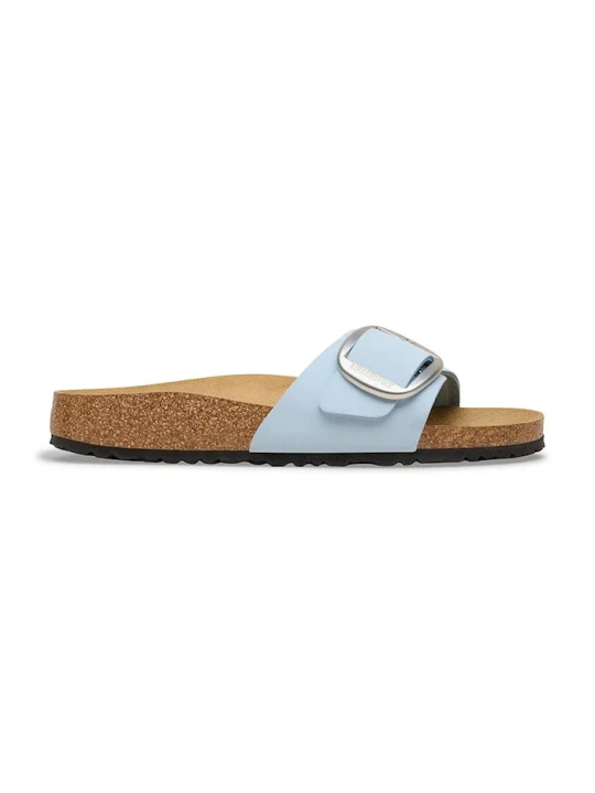 Zdjęcie produktu Birkenstock klapki damskie skórzane Madrid Big Buckle niebieski