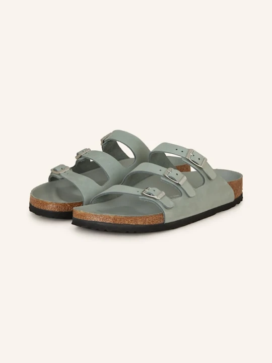 Zdjęcie produktu Birkenstock Klapki Florida Fresh grau JASNOZIELONY