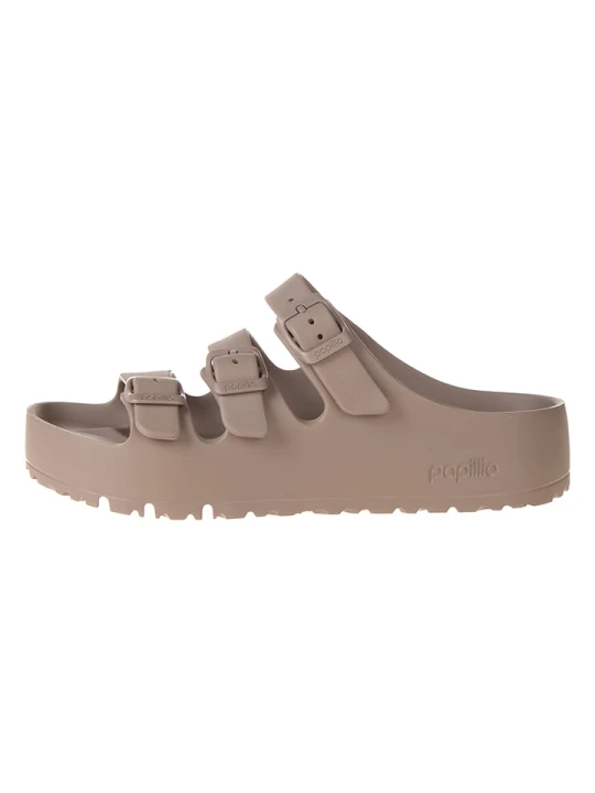 Zdjęcie produktu Birkenstock Klapki "Florida III Flex Platform" w kolorze szarobrązowym rozmiar: 35