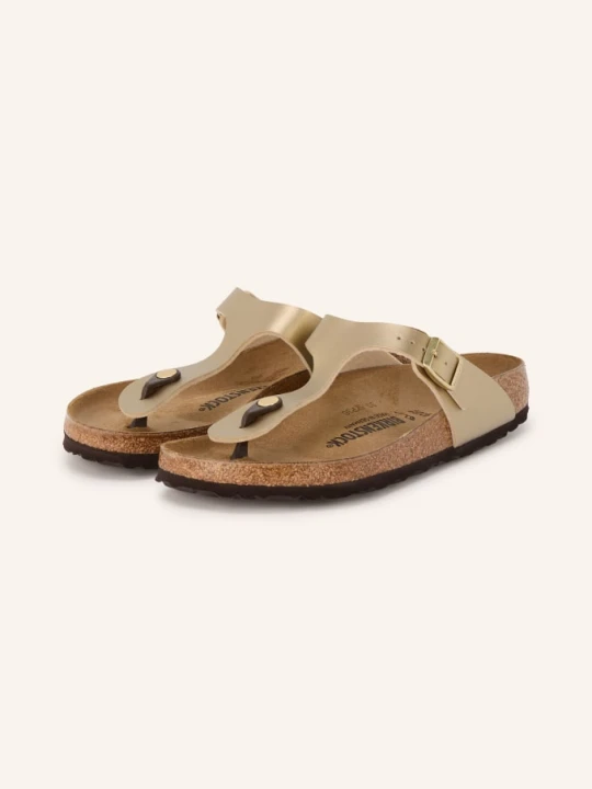 Zdjęcie produktu Birkenstock Klapki Gizeh Z Birko-Floru gold