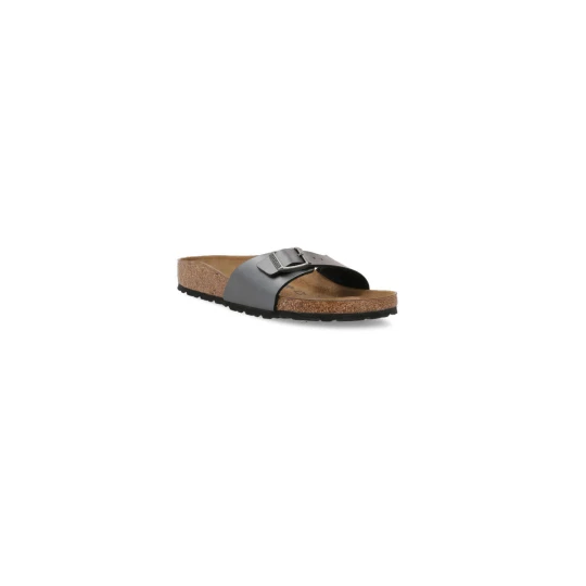 Zdjęcie produktu Birkenstock Klapki Madrid BF | z dodatkiem skóry | narrow fit metaliczny