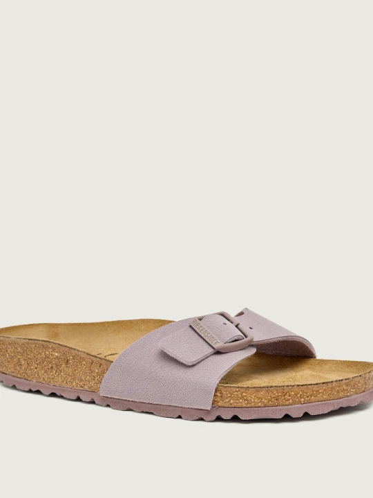 Zdjęcie produktu Birkenstock Klapki Madrid | narrow fit | z dodatkiem skóry fioletowy