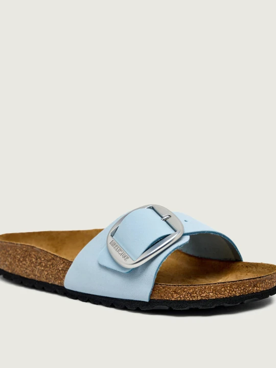 Zdjęcie produktu Birkenstock Klapki Madrid | narrow fit | zamsz błękitny