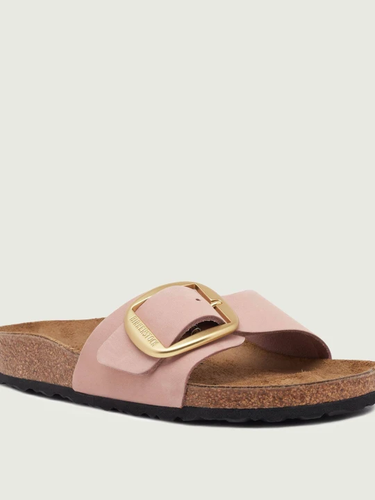 Zdjęcie produktu Birkenstock Klapki Madrid | narrow fit | zamsz pudrowy róż