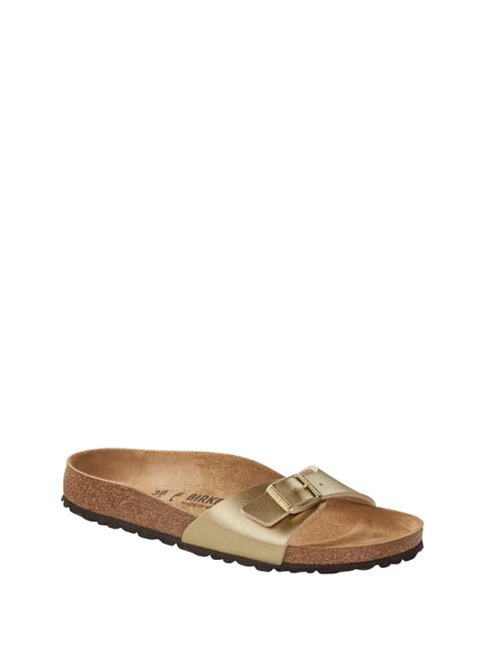 Zdjęcie produktu Birkenstock Klapki "Madrid" w kolorze złotym rozmiar: 37