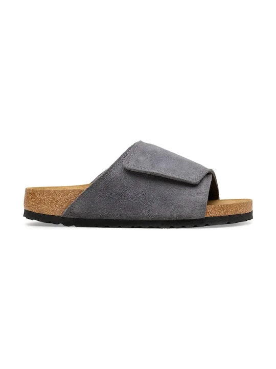 Zdjęcie produktu Birkenstock klapki męskie zamszowe Solana szary