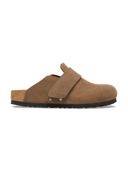 Zdjęcie produktu Birkenstock klapki mules męskie zamszowe Loma brązowy