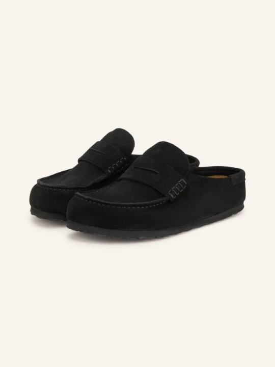 Zdjęcie produktu Birkenstock Klapki Naples Wrapped schwarz CZARNY