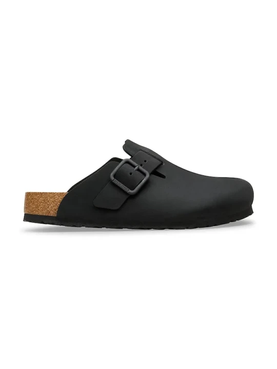 Zdjęcie produktu Birkenstock klapki mules nubukowe Boston czarny