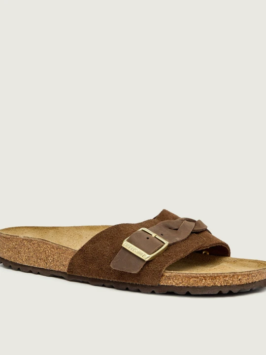 Zdjęcie produktu Birkenstock Klapki Oita | narrow fit | zamsz brązowy