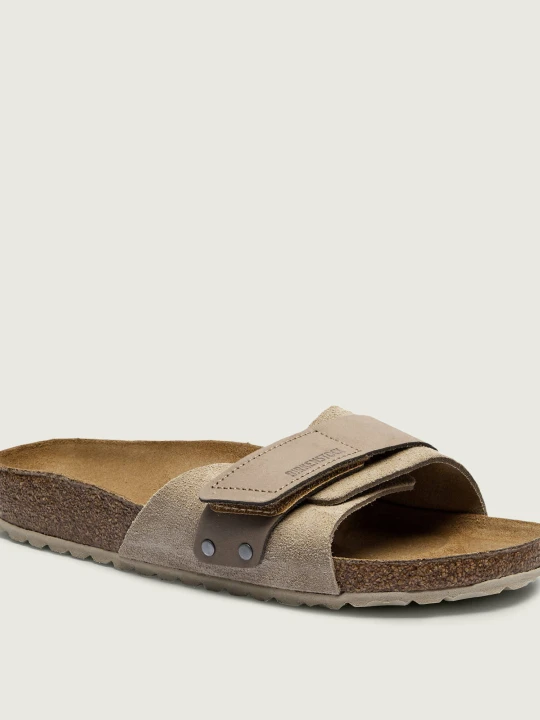 Zdjęcie produktu Birkenstock Klapki Oita | zamsz | narrow fit beżowy
