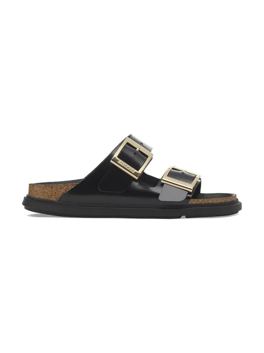 Zdjęcie produktu Birkenstock klapki damskie skórzane Arizona czarny