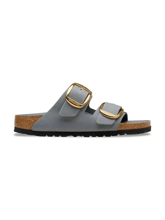 Zdjęcie produktu Birkenstock klapki damskie skórzane Arizona Big Buckle szary