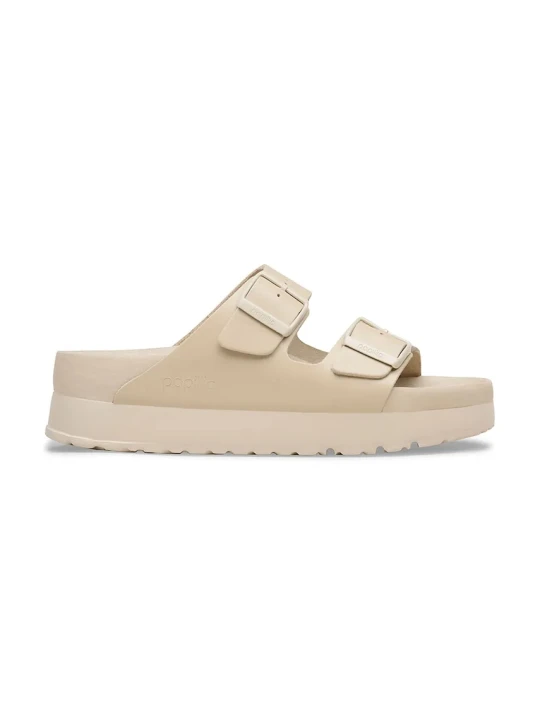 Zdjęcie produktu Birkenstock Arizona Flex Platform EXQ LENA klapki na platformie damskie skórzane