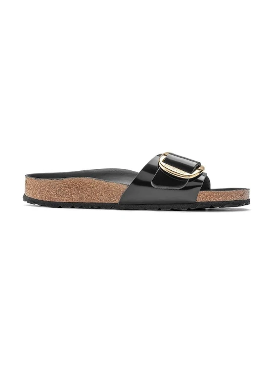 Zdjęcie produktu Birkenstock klapki skórzane Madrid czarny