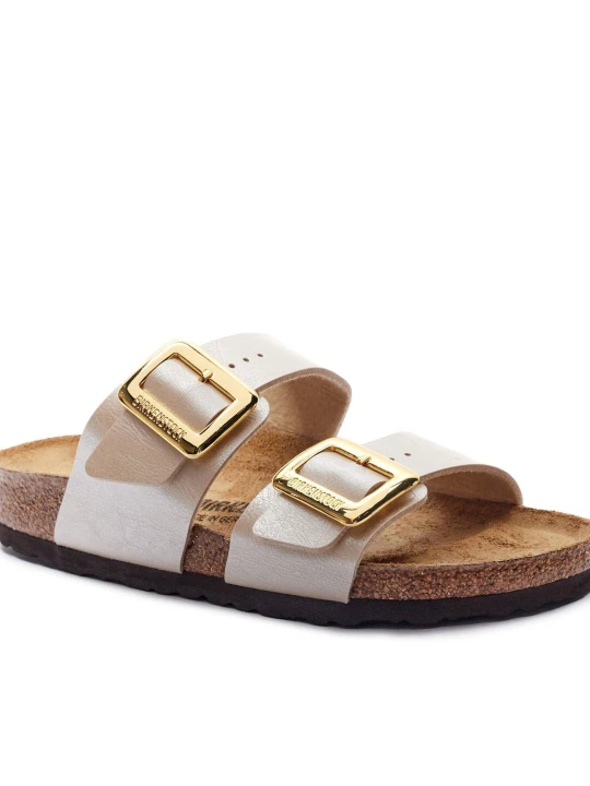 Zdjęcie produktu Birkenstock Klapki Sydney EVA | narrow fit | z dodatkiem skóry beżowy